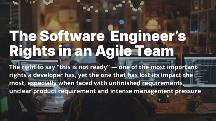The Developer's Rights in an Agile Team